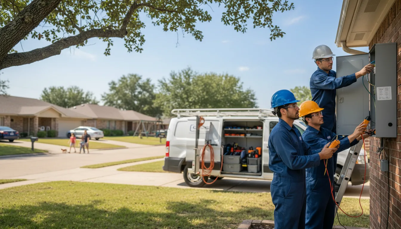 Certified electrician providing emergency electrical services in Linden, TN